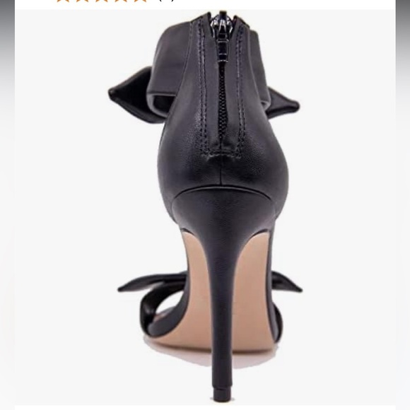 🔥BCBGeneration | Women’s black Jessa ankle/bridge bow/strap zip heel pumps, 8.5 - Picture 15 of 16